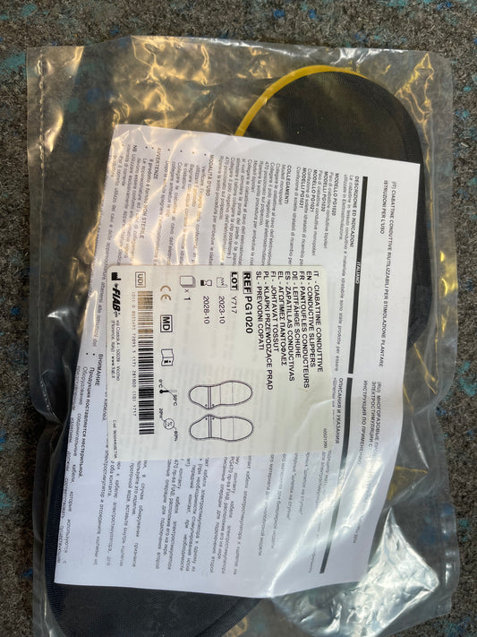 Elektroden Schuhe double Snap