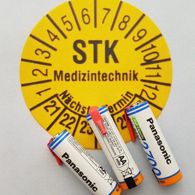 Akkutausch Vital-Master und Sicherheitstechnische Kontrolle (STK)