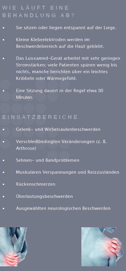 100 Stk. Luxxamed Patienten-Flyer Mikrostromtherapie