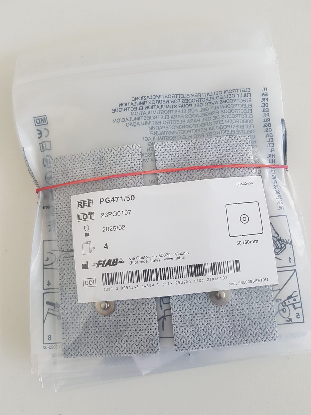 Klebeelektrode 50x50mm 20er Pack