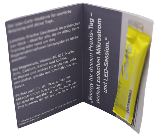 Instant Energy – Sports Minerals (1er Set) | Limetten-Frisch | 1 × 5,3 g Stick